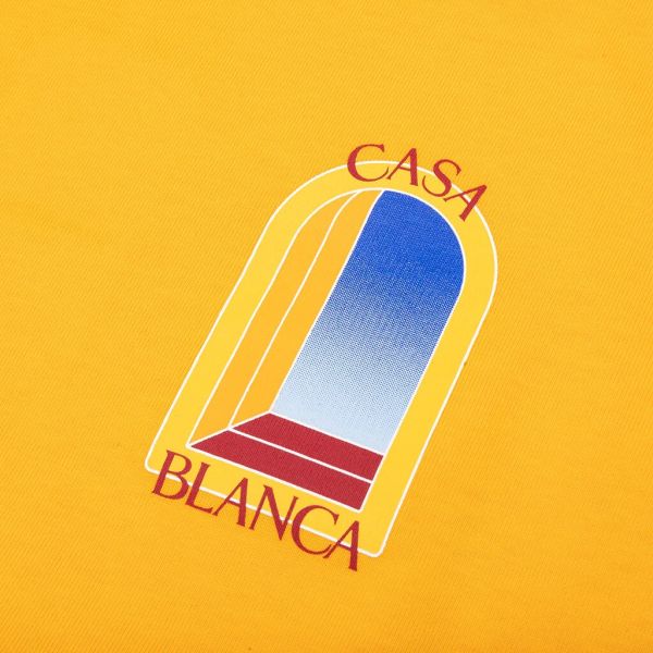 Casablanca Arche De Jour T-shirt Geel
