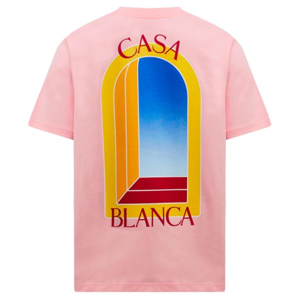 Casablanca Arche De Jour T-shirt Roze