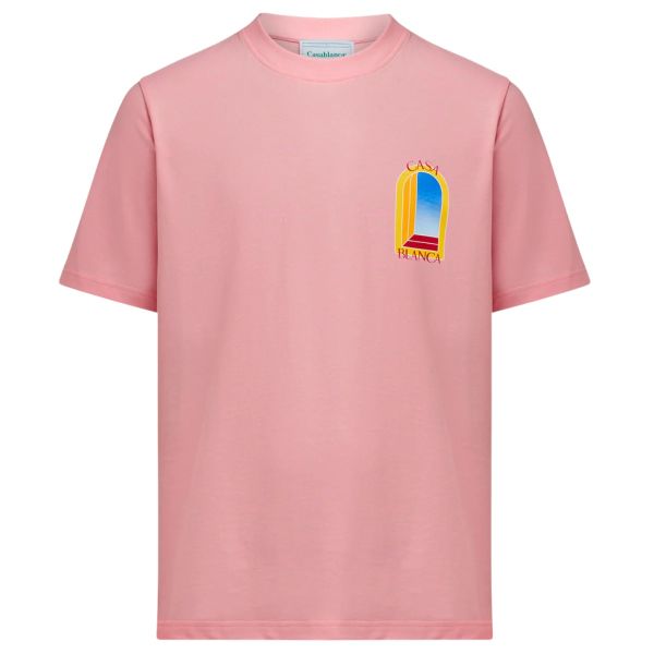 Casablanca Arche De Jour T-shirt Roze