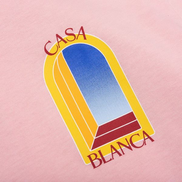 Casablanca Arche De Jour T-shirt Roze
