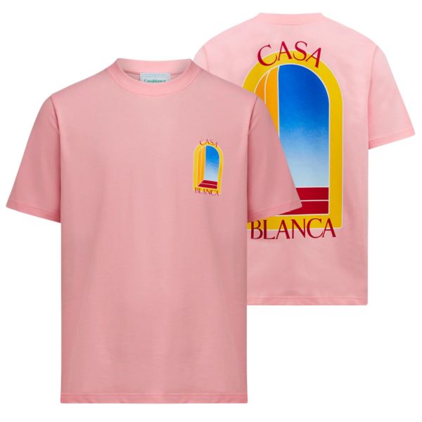Casablanca Arche De Jour T-shirt Roze