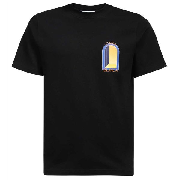 Casablanca Arche De Nuit T-shirt Zwart
