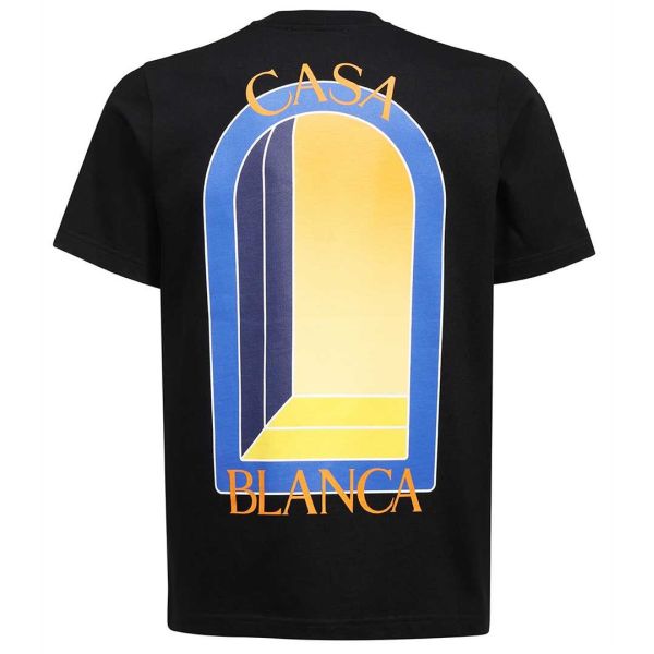 Casablanca Arche De Nuit T-shirt Zwart