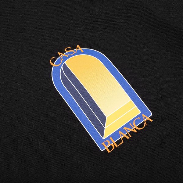 Casablanca Arche De Nuit T-shirt Zwart