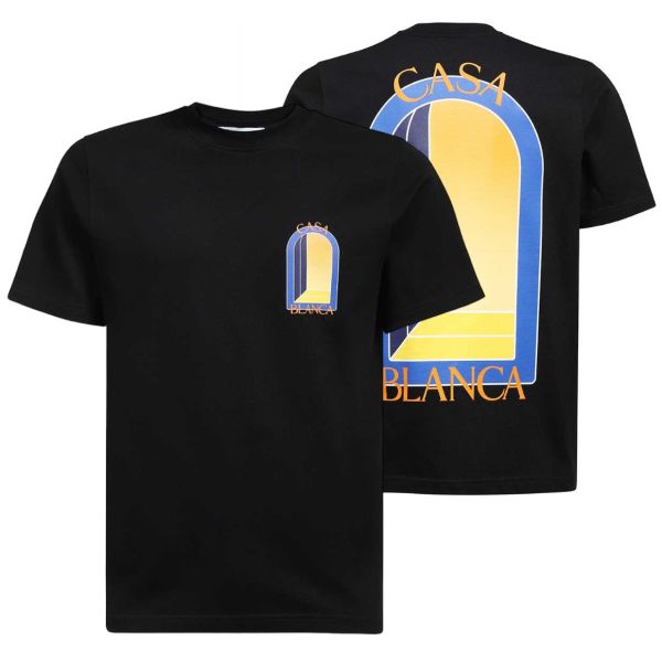 Casablanca Arche De Nuit T-shirt Zwart