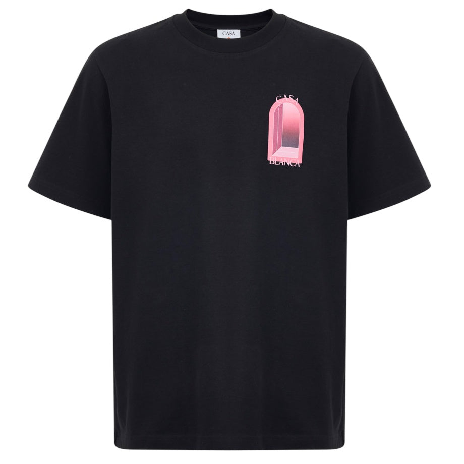 casablanca-arches-t-shirt-zwart-1