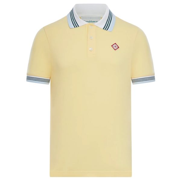 Casablanca Classic Pique Polo Geel