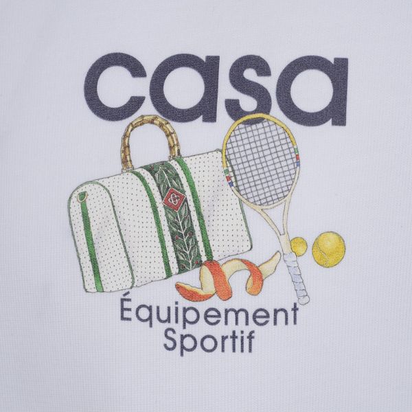 Casablanca Equipement Sportif T-shirt Wit