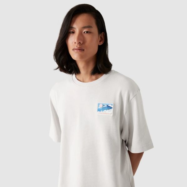 Casablanca Greek Temple T-shirt Grijs