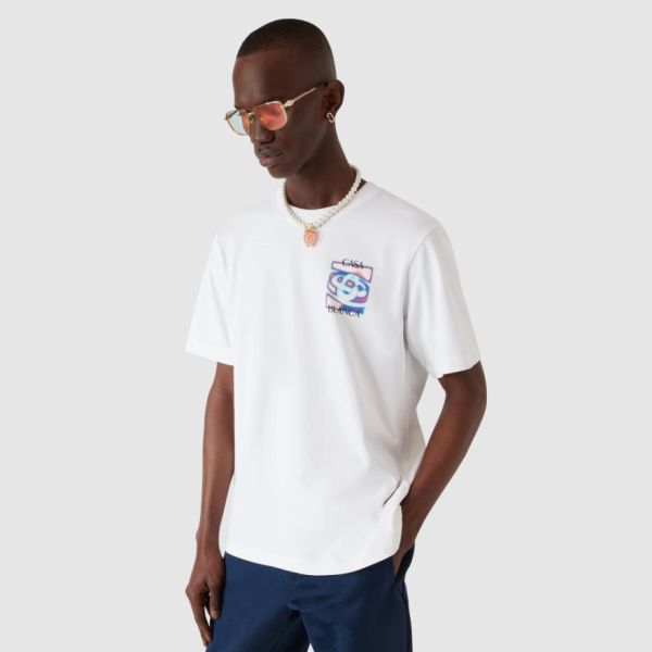 Casablanca Heat Map T-shirt Wit