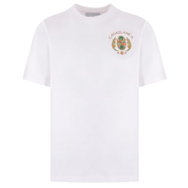 Casablanca Joyaux D'Afrique Tennis Club T-shirt Wit