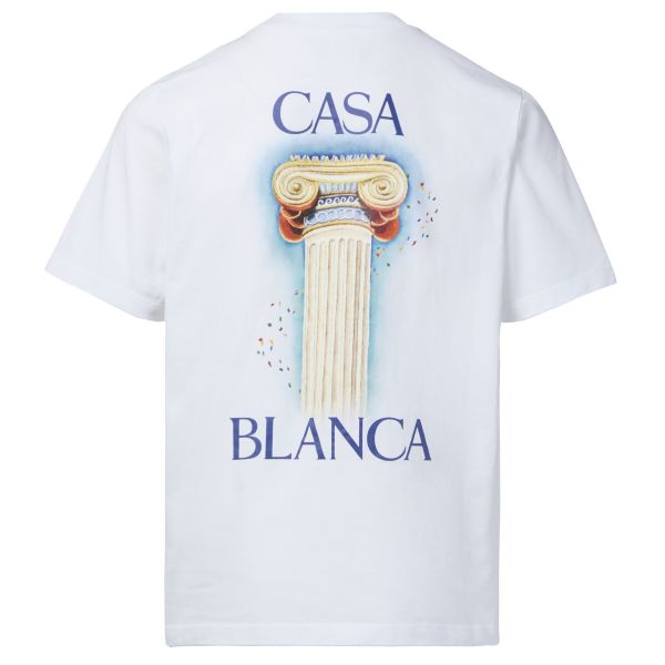 Casablanca La Colomne T-shirt Wit
