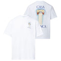 Casablanca La Colomne T-shirt Wit