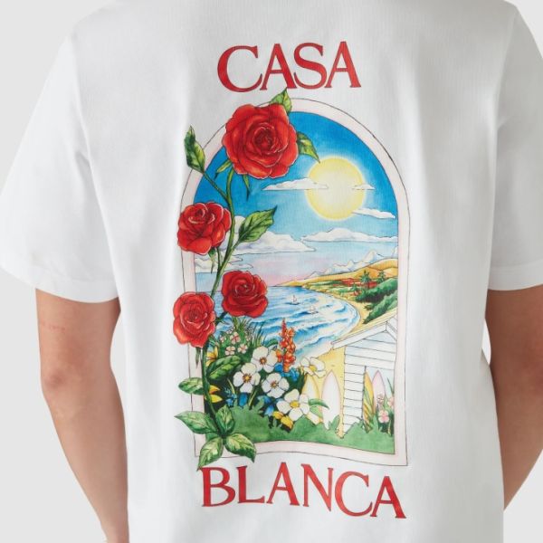 Casablanca La Days T-shirt Wit