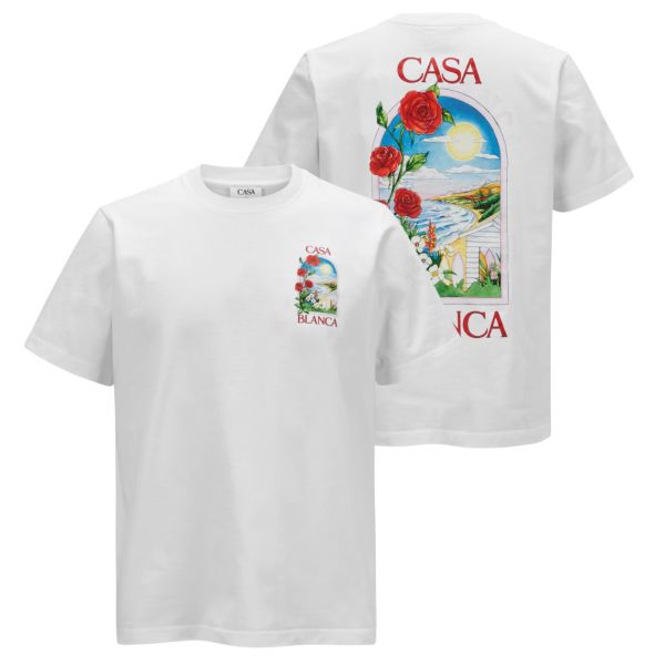 Casablanca La Days T-shirt Wit