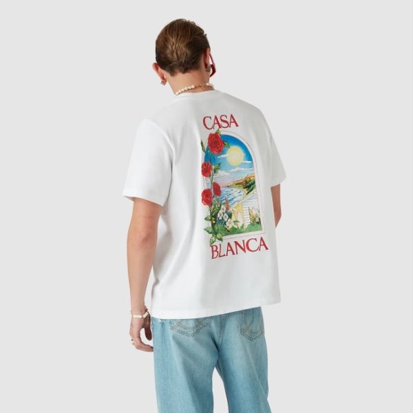 Casablanca La Days T-shirt Wit
