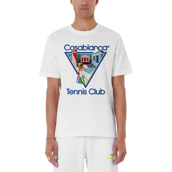 Casablanca La Joueuse T-shirt Wit