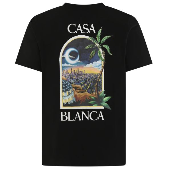 Casablanca La Nights T-shirt Zwart