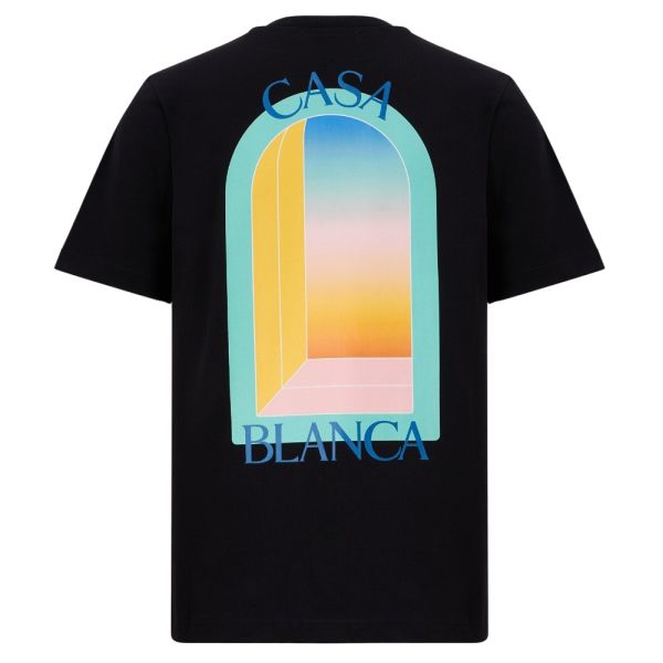Casablanca L'Arc Colore T-shirt Zwart