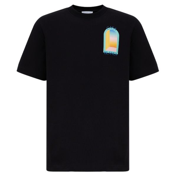 Casablanca L'Arc Colore T-shirt Zwart