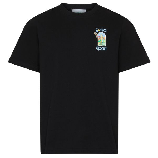Casablanca Le Jeu Colore T-shirt Zwart