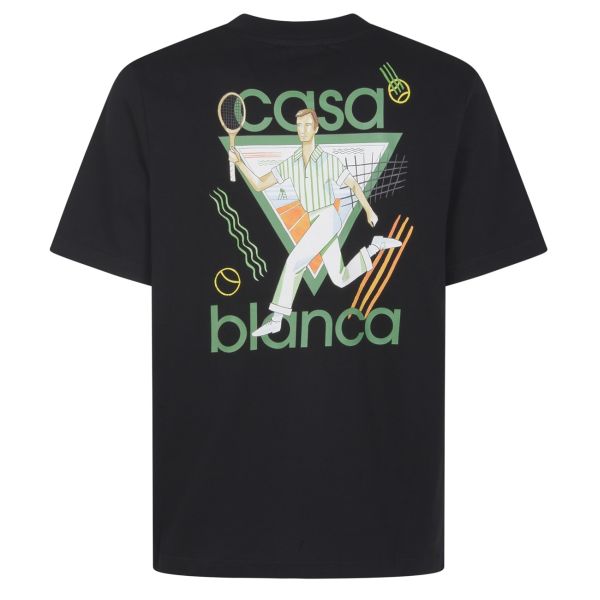Casablanca Le Jeu T-shirt Zwart
