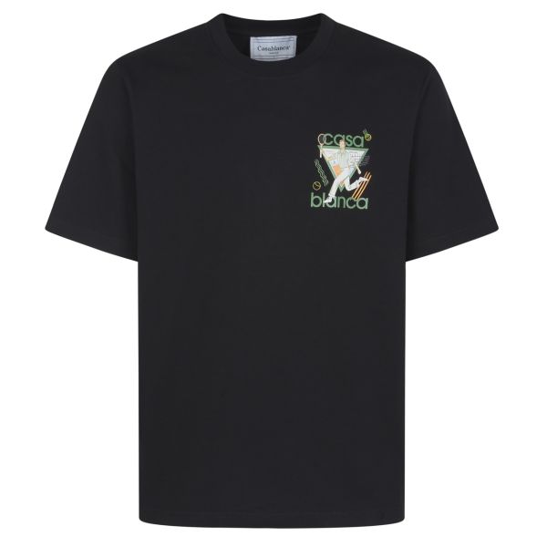 Casablanca Le Jeu T-shirt Zwart