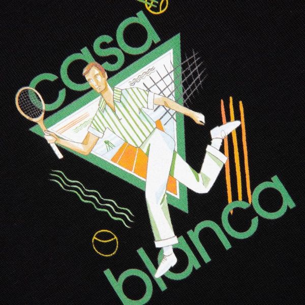 Casablanca Le Jeu T-shirt Zwart