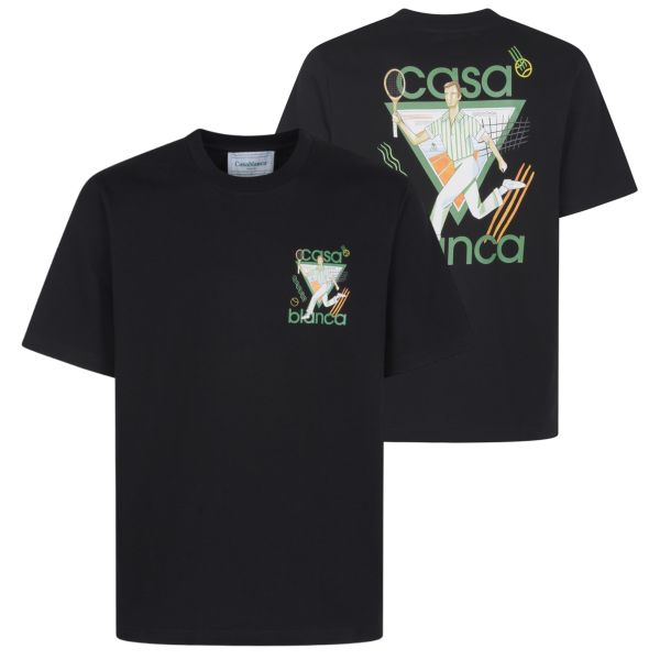Casablanca Le Jeu T-shirt Zwart