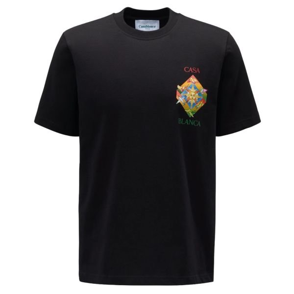 Casablanca Les Elements T-shirt Zwart