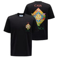 Casablanca Les Elements T-shirt Zwart