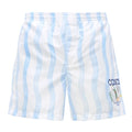 Casablanca Stripe Wave Zwembroek Wit/Blauw
