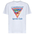 Casablanca Tennis Club Icon T-shirt Wit