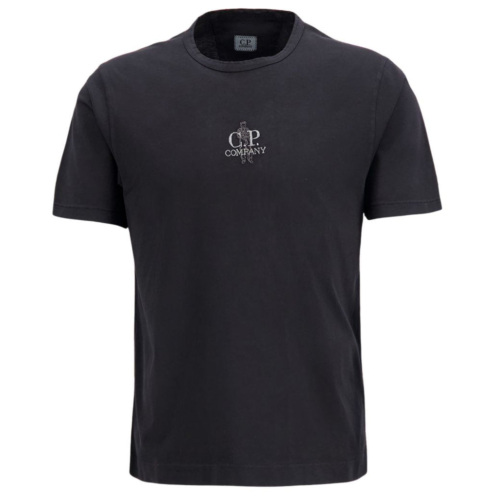 CP Company 1020 Embroidery T-shirt Zwart