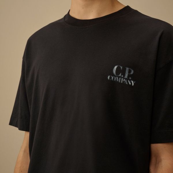 CP Company Comfort Logo T-shirt Navy