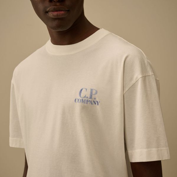 CP Company Comfort Logo T-shirt Wit