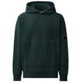 CP Company Diagonal Raised Fleece Lens Hoodie Donker Groen