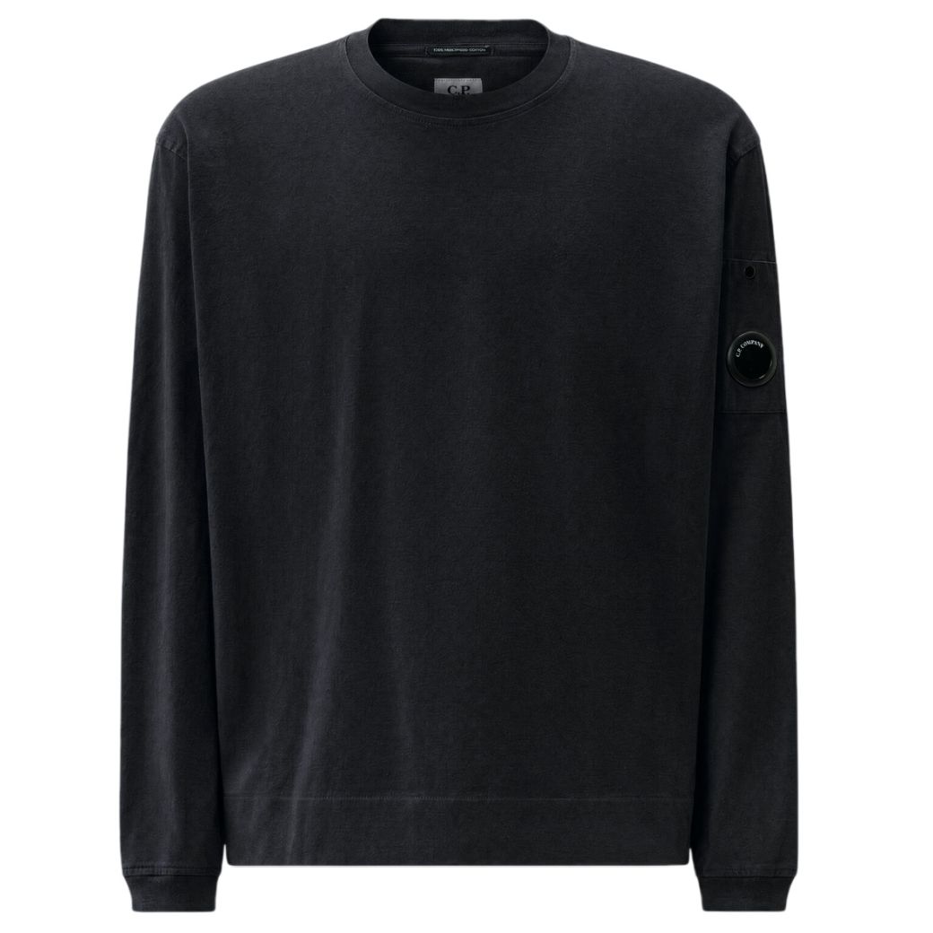 CP Company Mercerized Twisted Longsleeve T-shirt Zwart