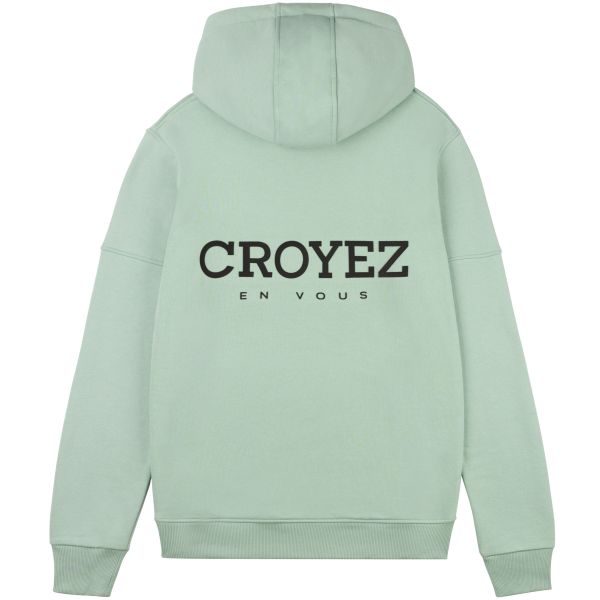 croyez abstract hoodi licht groen