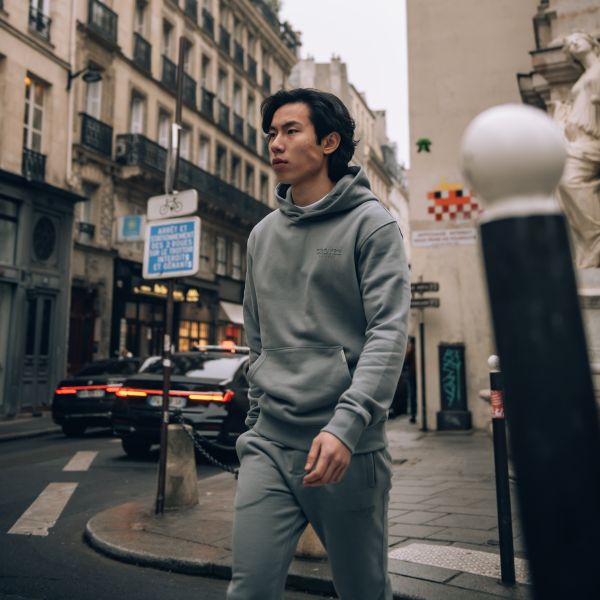 Croyez Abstract Hoodie Antraciet
