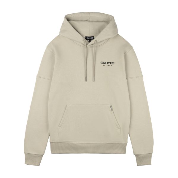 Croyez Abstract Hoodie Beige
