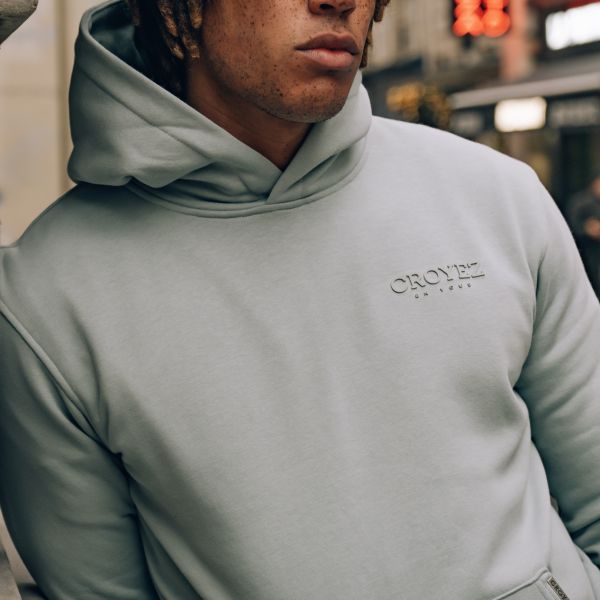 Croyez Abstract Hoodie Blauw