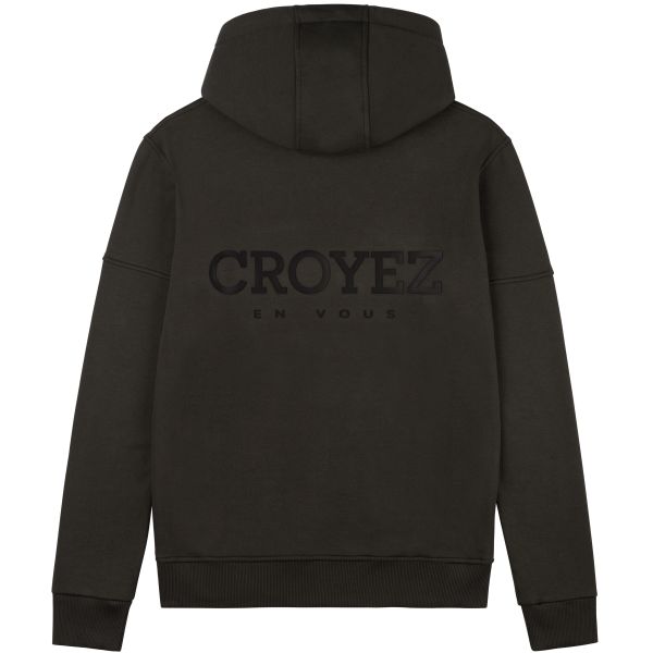 croyez abstract hoodie donker groen