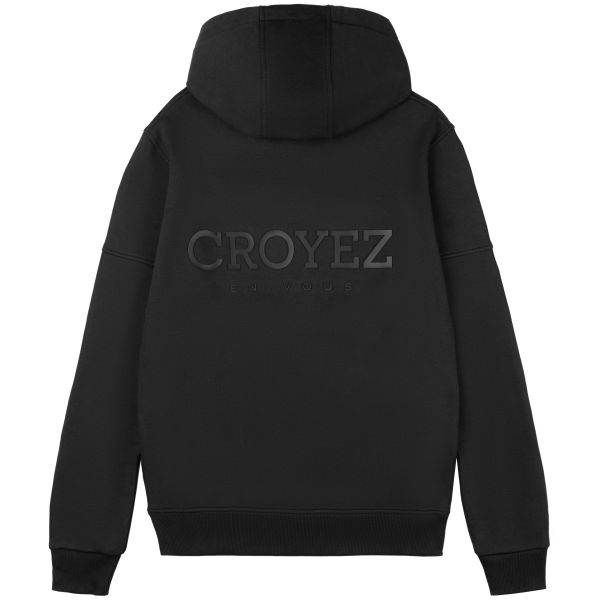 croyez abstract hoodie zwart