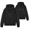 croyez abstract hoodie zwart