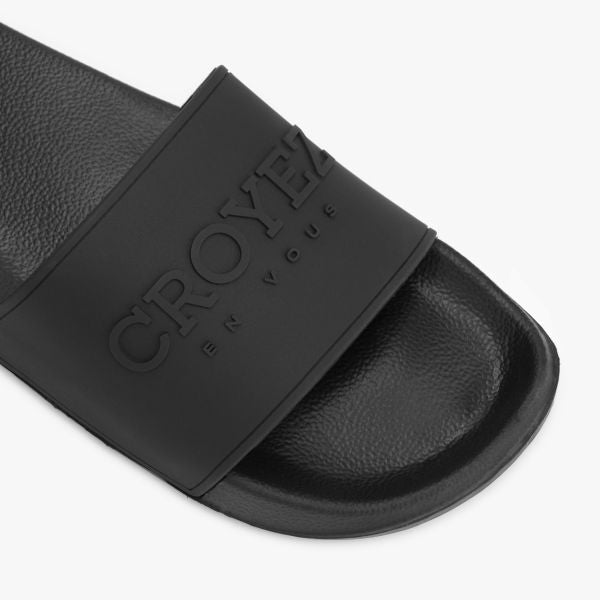 Croyez Abstract Slippers Zwart