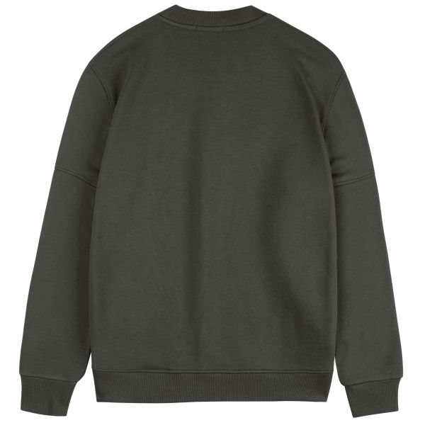 croyez abstract sweater donker groen
