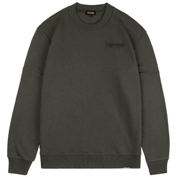 croyez abstract sweater donker groen