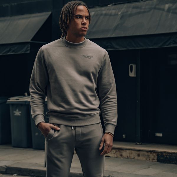 Croyez Abstract Sweater Grijs