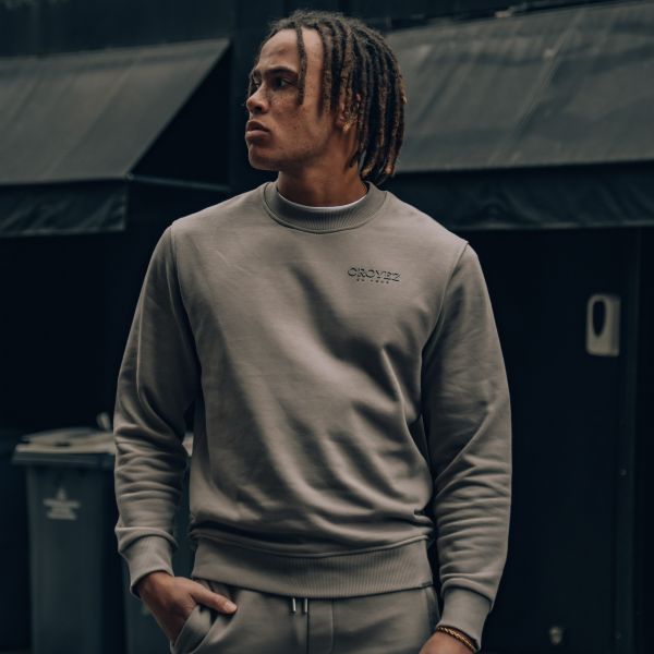 Croyez Abstract Sweater Grijs
